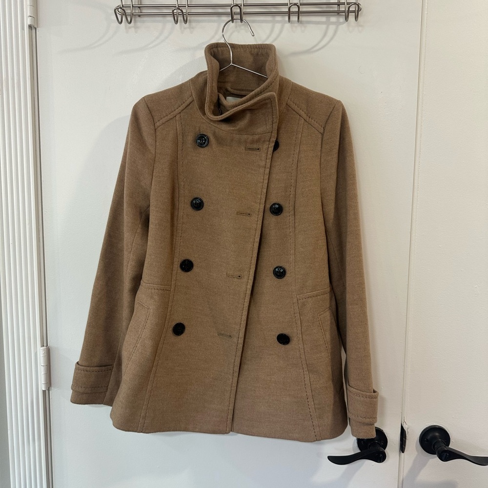H&M Women's Tan Peacoat size 2